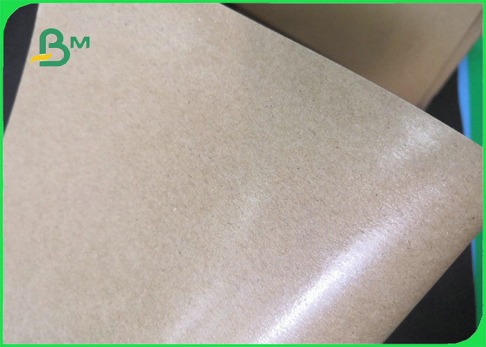 160 - 300gsm Single PE Coated Kraft Paper 100% Virgin Pulp For Fast Food
