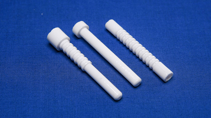 Glazed 99.99 Alumina Zirconia Electronic Ceramic Tube