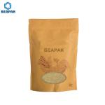 Zipper Biodegradable PLA Stand Up Coffee Bag 200 Microns
