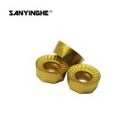 Round CNC Carbide Milling Inserts Cutter RCKT10T3MO PVD Coated