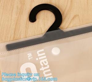 Wholesale frosty transparent pvc hook bag for underwear packing,Frosted PVC Zipper Hook Bags For Swimwear Underwear,Swimwear,Short from china suppliers