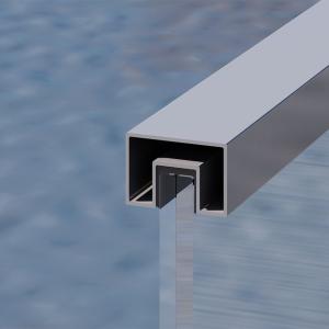 Wholesale 12mm Laminated Glass Railing Balustrade Profiles Aluminum Profile from china suppliers