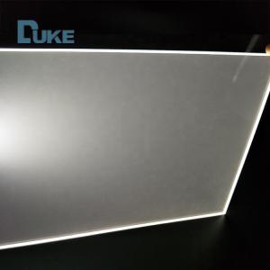 China 1.8mm 2mm 2.5mm Edge Lit Acrylic Sheets LED Light Guide Plate Acid Alkali Resistant on sale