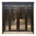 Modern Design Casement Entry Exterior Door With Stainless Steel Frame And