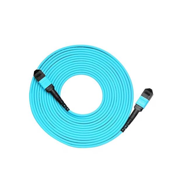 MPO/MTP to MPO/MTP male/female 12B LSZH OM4 patch cord cables customized length
