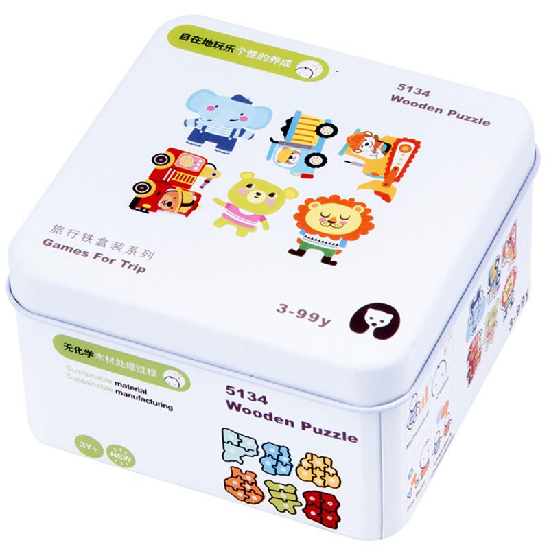 Early Learning Portable Plan Toys Building Blocks Magnetic Wooden Building Blocks