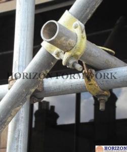 Wholesale Putlog Drop Forged Double Coupler Zinc Plated Finishing At 90 Degree Right Angle from china suppliers