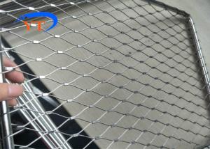 Wholesale 316L X Tend Balustrade Cable Mesh , Stainless Steel Cable Mesh Netting For Stairs from china suppliers