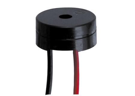 Black AC Type Magnetic Door Buzzer , 2048 Hz Electromagnetic Buzzer With