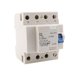 Wholesale F360 F362 F364 Mini Residual Current Circuit Breaker 30mA 16A 25A 32A 2p 4p from china suppliers