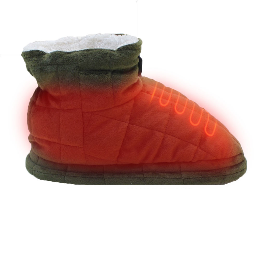 Fast Heating Electric Foot Warmer Slippers 45degree Temperature ODM