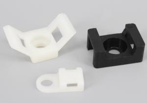 China HC/ STM series Nylon saddle type  cable tie mount in natural or black color on sale