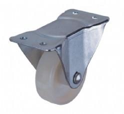 Wholesale light duty 2&quot; rigid white PP caster USA style, 3 inch rigid industry steel casters caster silver from china suppliers