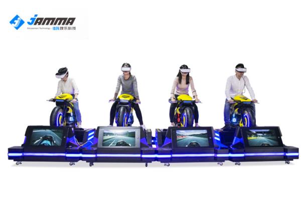 Theater VR Motorcycle Simulator High Headset Resolution 2160 X 1200 Smooth