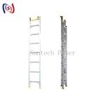Industrial Stringing Aluminum Alloy Suspension Ladder Single Telescopic