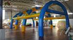 Decoration Inflatable Promotion Ad Tent Opening PVC Tube Shape / Blow Up Air