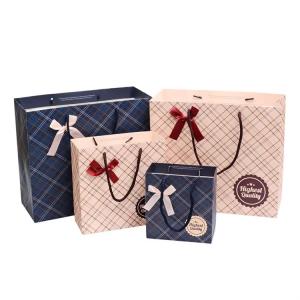 Wholesale Offset Printing Paper Bag With Handle Recyclable Gift Shopping Bag Customized from china suppliers