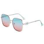 Outdoor Metal Frame Sunglasses 144mm UV Polarized Sunglasses For Prescription