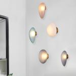 Nordic LED Wall Lamps Living Room Designer Lamp Modern Glass Pebble Wall Light
