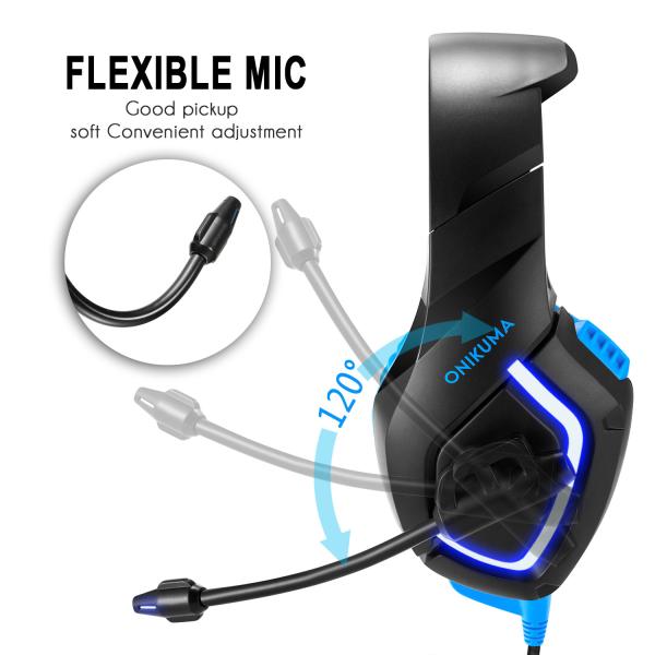 Quality PS4 2.2m 117dB Onikuma K1B Stereo Gaming Headset for sale