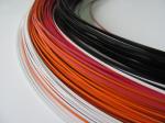 Polyester 3.5mm Shaped Coated Wire Aluminum Carbon Stainless Steel Core