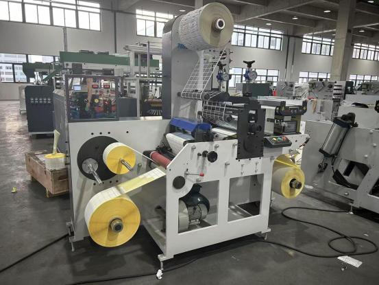SR-350YB Rotary Blank Label Die Cuting Machine With Slitter