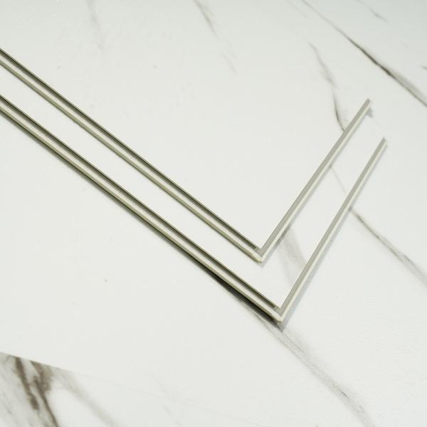 Indoor Vinyl Flooring Tiles SPC Click Flooring with Marble Design Plastic