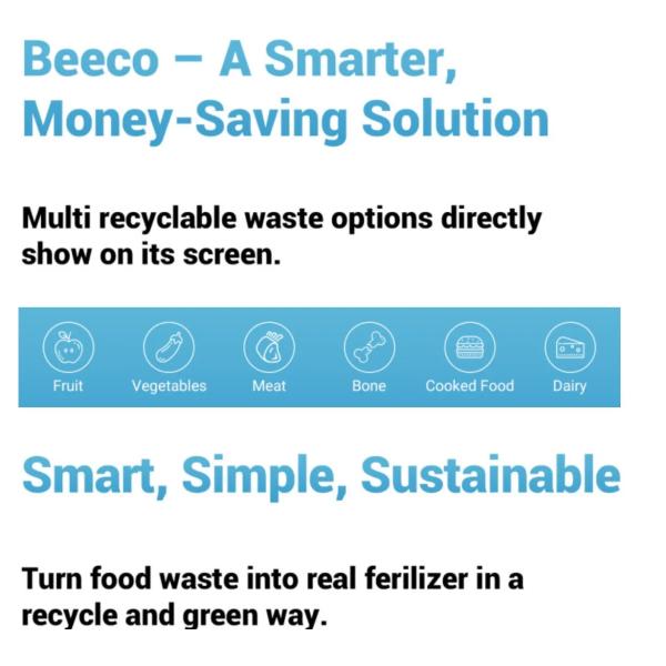 Biological Countertop Compost Machine Recycle With Air Switch Control