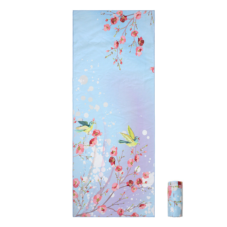Personalised Absorbent Sweat Quick Dry Microfiber Suede Towel With Bag