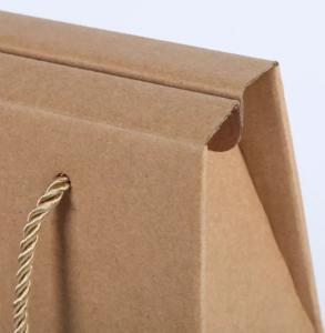 Wholesale Custom Bottle Cardboard Packing Boxes , Wine Paper Packaging Box for Carry from china suppliers