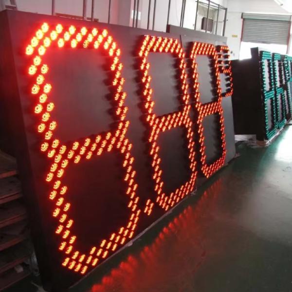 Station Price Gas LED Signs For Petrol Station Waterproof IP65 Display Dimming