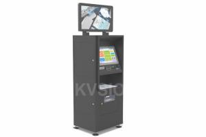 Dual Screen Self Printing Kiosk 1.5mm Premium Quality Steel Enclosure Material