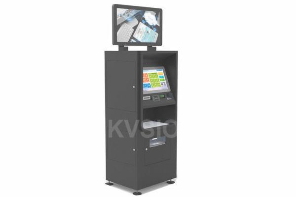 Quality Dual Screen Self Printing Kiosk 1.5mm Premium Quality Steel Enclosure Material for sale