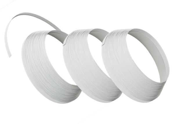 Pearl White Color Making J Shape Plastic Trim Cap Waterproof 2.0 CM Shopping