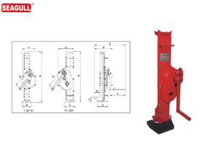 Wholesale 1.5 ton - 25 ton Mechanical Construction Small Lifting Jack With Long Working Life from china suppliers