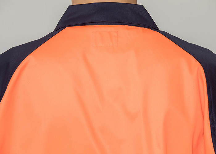 Double Stitching Safety Work Clothes High Visable Orange Jacket Bib Pants Suit