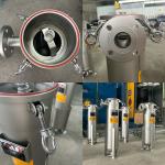 Water Sanitary Single Bag Filter Housing Machine High Pressure Housing Filter
