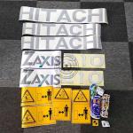 IOS9009 Excavator Sticker Pinup Picture Parts For Hitachi ZX60 ZX70 ZAX130H