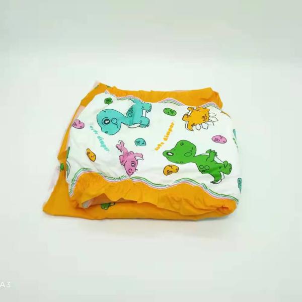 3D Leak Prevention Channel Anti-Leak ABDL Breathable Soft Adult Diaper for