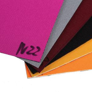 Wholesale 4.0mm SCR Bonded Thin Black Rubber Sheet , Knitted Jersey Polyester Neoprene Fabric from china suppliers