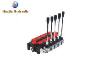 Wholesale 100 Liter Monoblock Control Valve 5p100 Five Spools G 3/4&quot; Open Center Spool from china suppliers