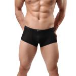 Sustainable Mens Seamless Briefs Anti-Static Breathable Polyester Boxer Shorts