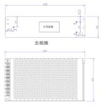 85% Efficiency Waterproof LED Power Supply 12V 200W 16.7A