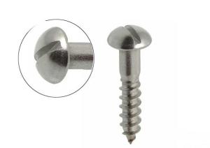 Wholesale Metric Slotted Round Head Self Tapping Screws SS 304 316 / Carbon Steel Made from china suppliers