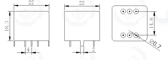 Customized Power Audio Frequency Transformer Permalloy ZXY2207-600:600 10K:10K  10K:600 1