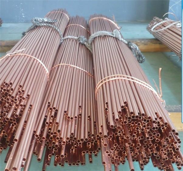 Excellent freezing seamless red copper pipe / tube ASTM B68 standard / un-standard