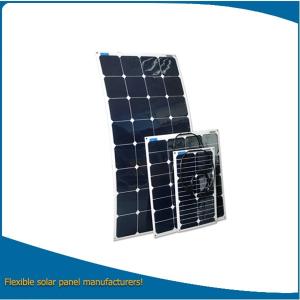 Wholesale High efficiency matting 150w flexible solar panel / light weight semi flexible panel for RV / Boats from china suppliers