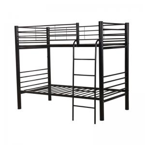Wholesale Black Twin Size All Steel Military Triple Metal Bunk Bed Frame from china suppliers