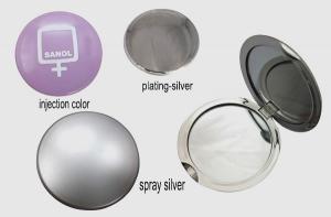 Wholesale Round double side compact mirror color is customized from china suppliers