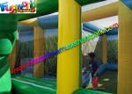 EN71 Awasome Sports Games Inflatable Corn Laser Maze With Digital Painting Farm